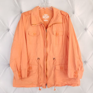 Avenue 22/24 Orange Washed Twill Jacket